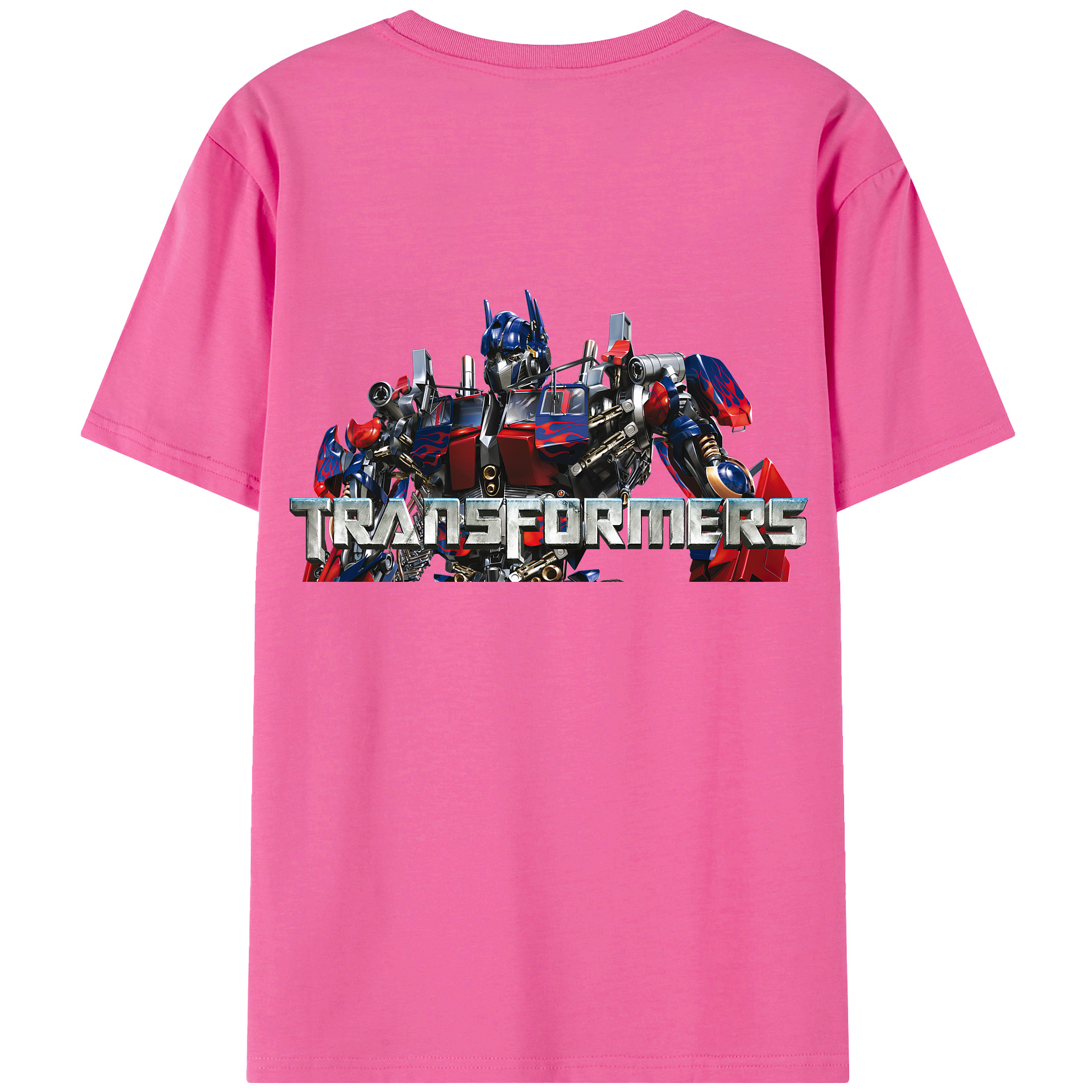 （画像用） Transformers トランスフォーマー レディース半袖Tシャツ(バックプリント)